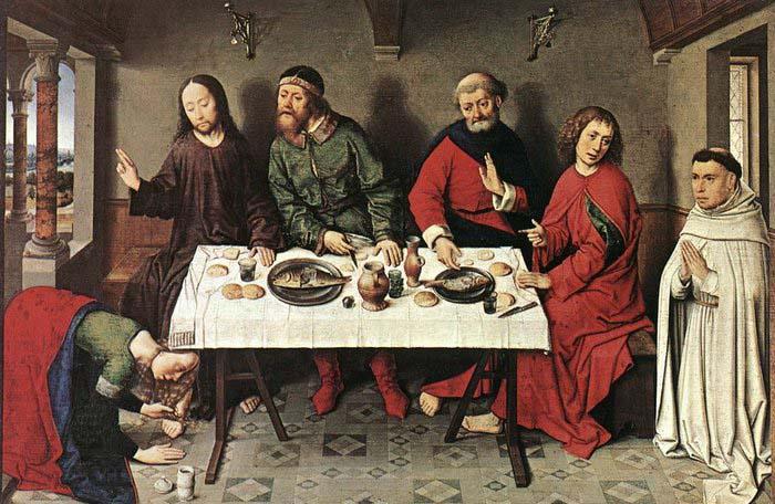 Dieric Bouts Christ in the House of Simon China oil painting art